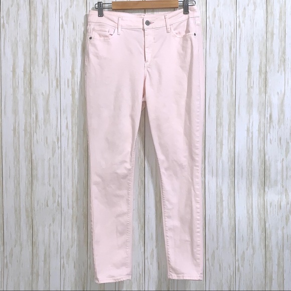 pastel pink skinny jeans